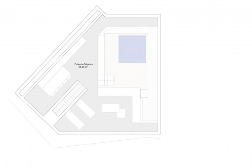 Rooftop terrace floor plan