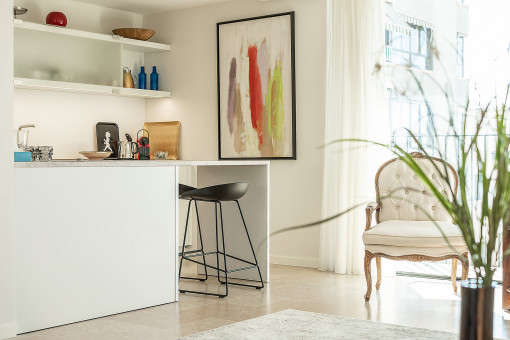 Modern kitchen with island