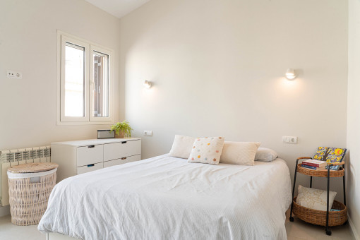 One of the three bedrooms