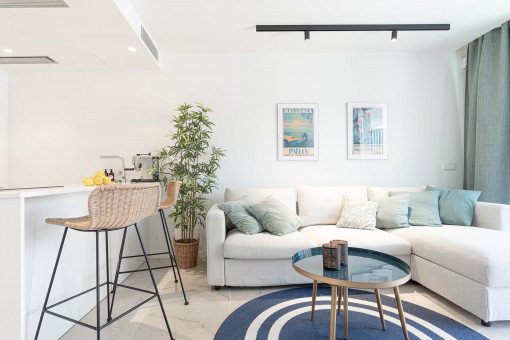 Living and dining area