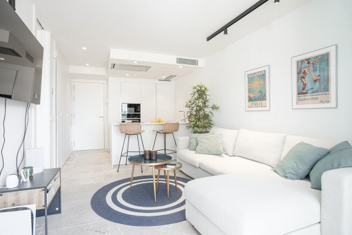 Living and dining area