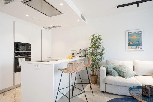 Living and dining area