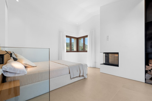 Master suite on the upper floor