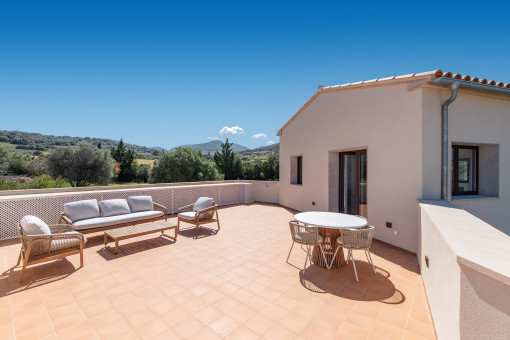 …and private terrace with panoramic views