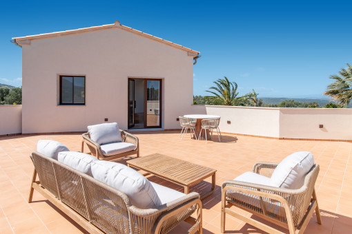 Private terrace of the master suite