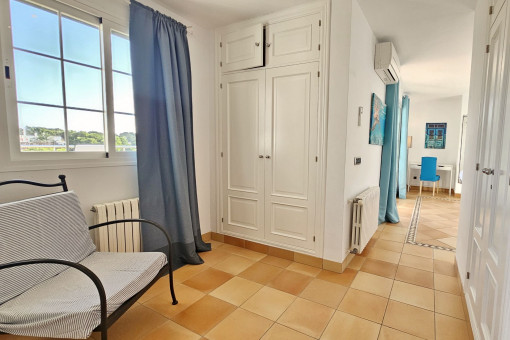 Bedroom on the third floor with balcony and bathroom