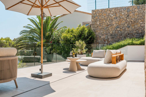 Spacious terrace