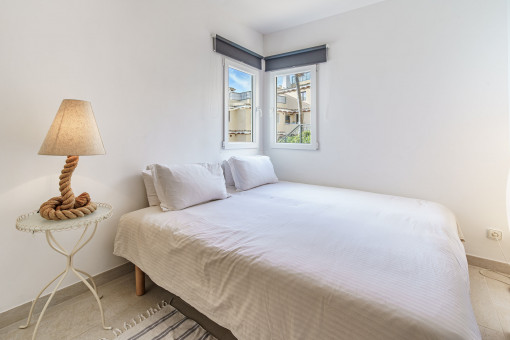 One of the three bedrooms