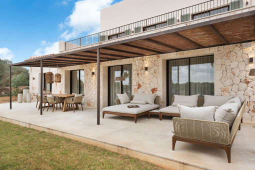 Terrace with porch