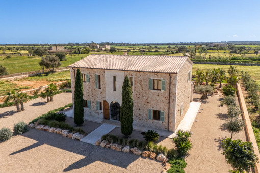 lEstate with natural stone façade