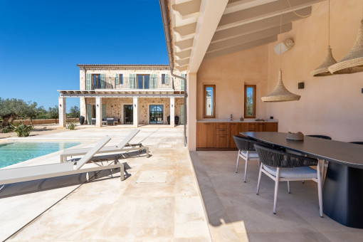 Beautiful outdoor terraces