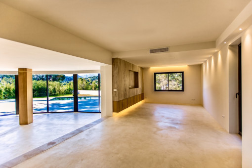 Living and dining area