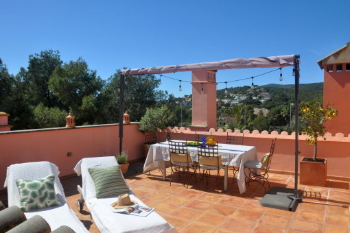 Spacious terrace