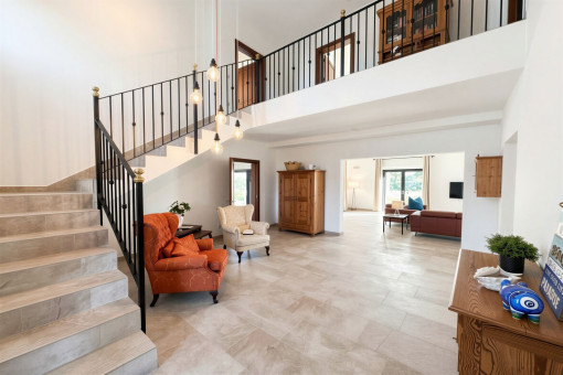 Open staircase