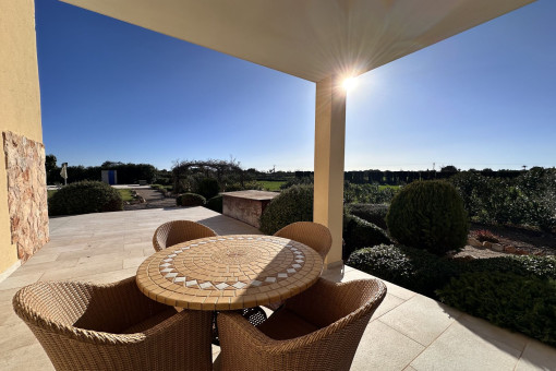 Outdoor seating area