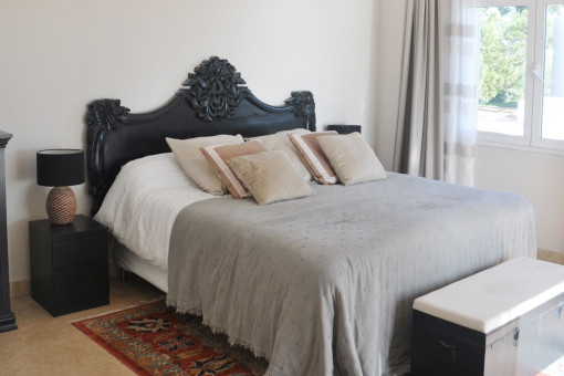 Cozy bedroom with a peaceful atmosphere