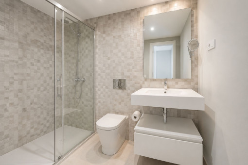 Second bathroom with shower
