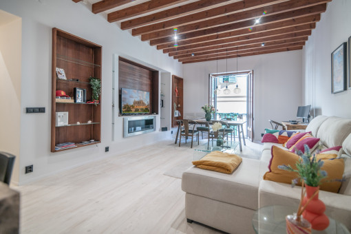 Renovated Old Town apartment in Palma with Mallorcan charm and modern design