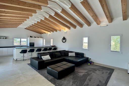 Open-Plan Living and Dining Area