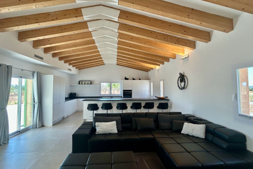 Open-Plan Living and Dining Area