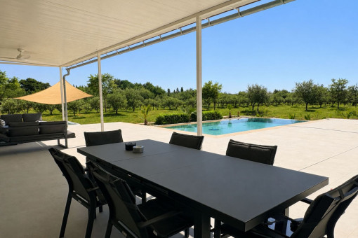 Seating Area on the Main Terrace
