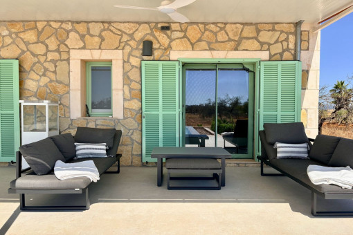 Seating Area on the Main Terrace