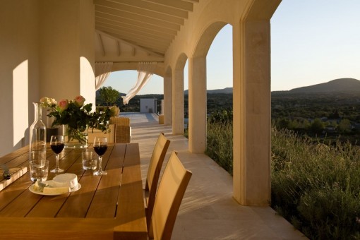 Dining area with lovely views
