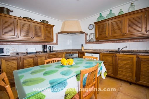 Dining area in the kitchen