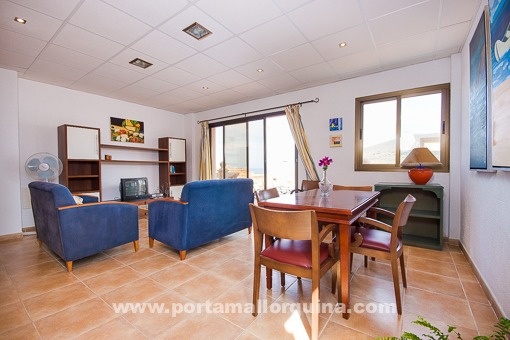 Living and dining area