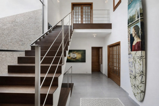 Staircase and gallery