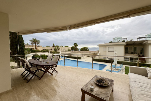 Terrace sea view