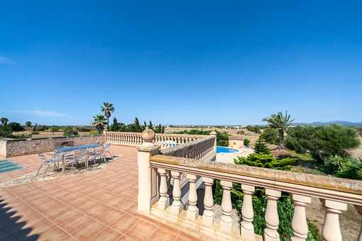 Spacious roof terrace