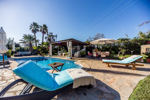 Chill-out area in the garden