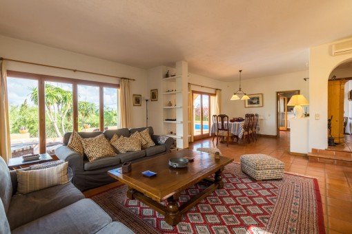 Inviting living area on the ground floor