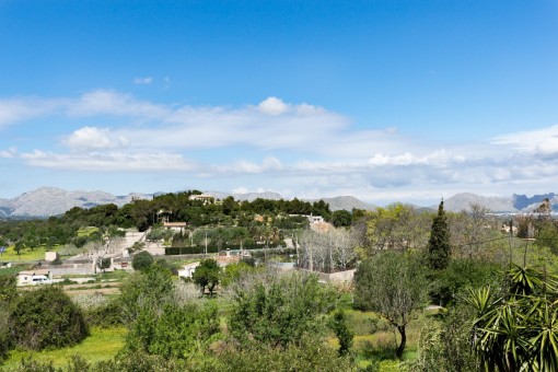 Panoramic views of the surrounding