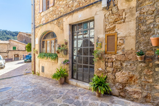 Exterior view of the village house 
