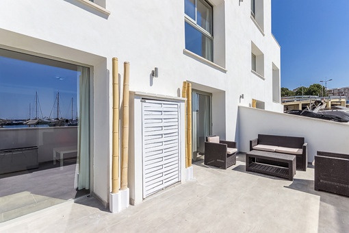 Spacious terrace