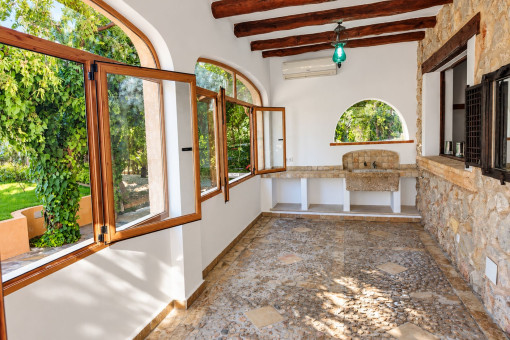 Fantastic summer kitchen