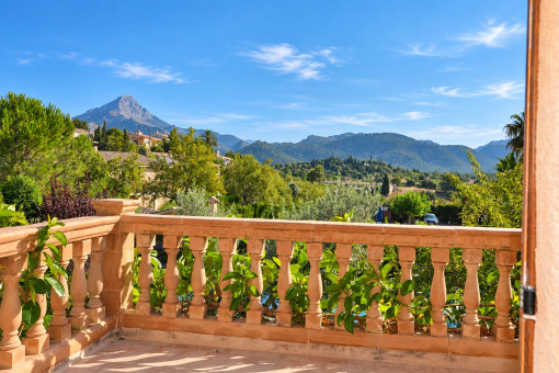 Wonderful landscape views from the terrace