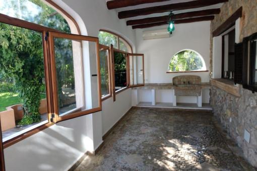 Fantastic summer kitchen