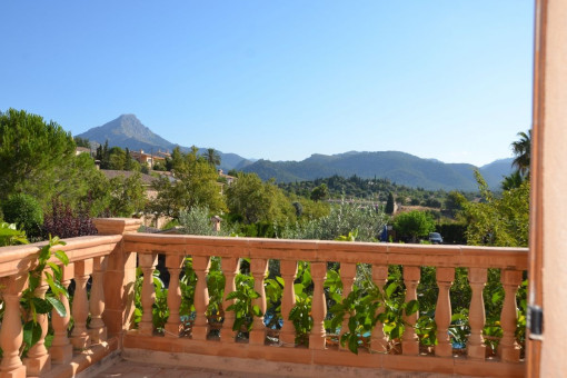 Wonderful landscape views from the terrace