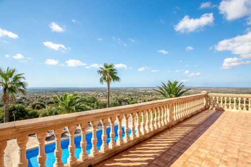 Fantastic view from the balcony