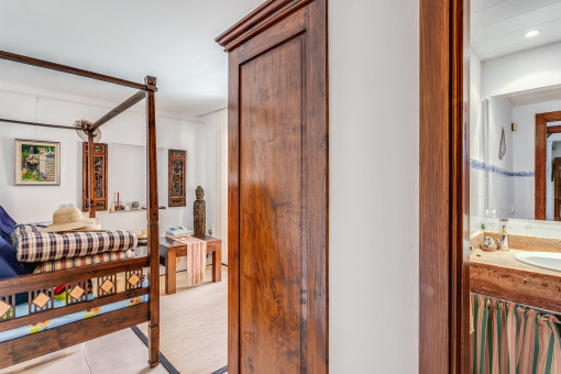 The second bedroom with bathroom