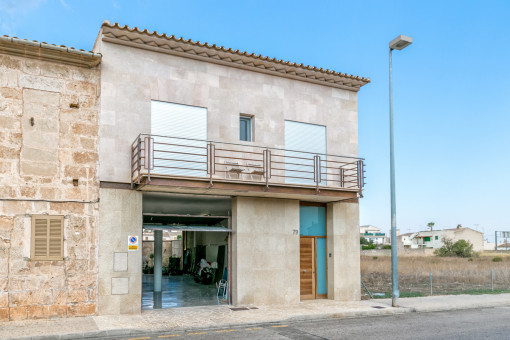 Exterior view of the town house