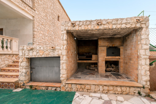 Mallorca barbecue area