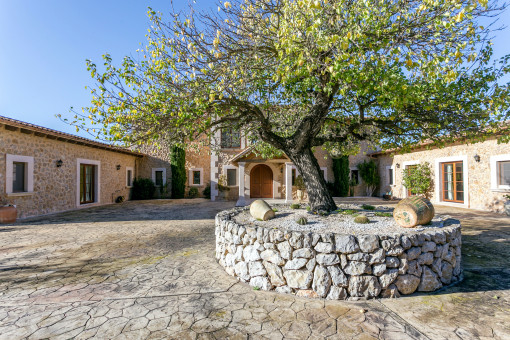 View of the beautiful patio