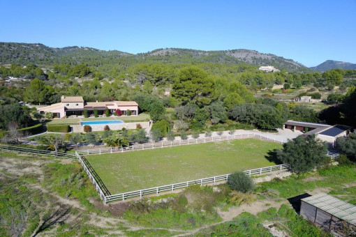 Extensive property with horse paddock