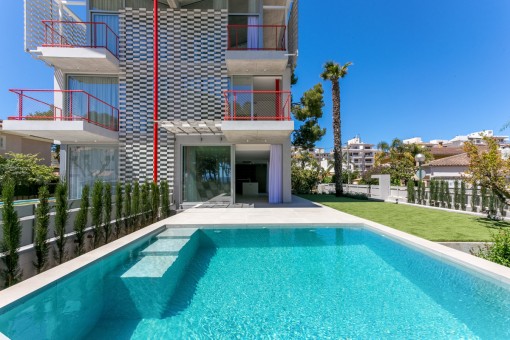 Enchanting pool area