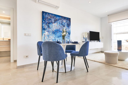 Living and dining area