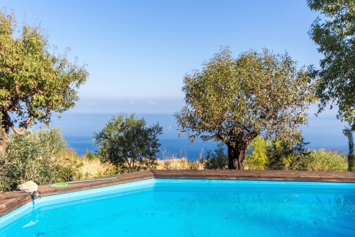 Pool with stunning views